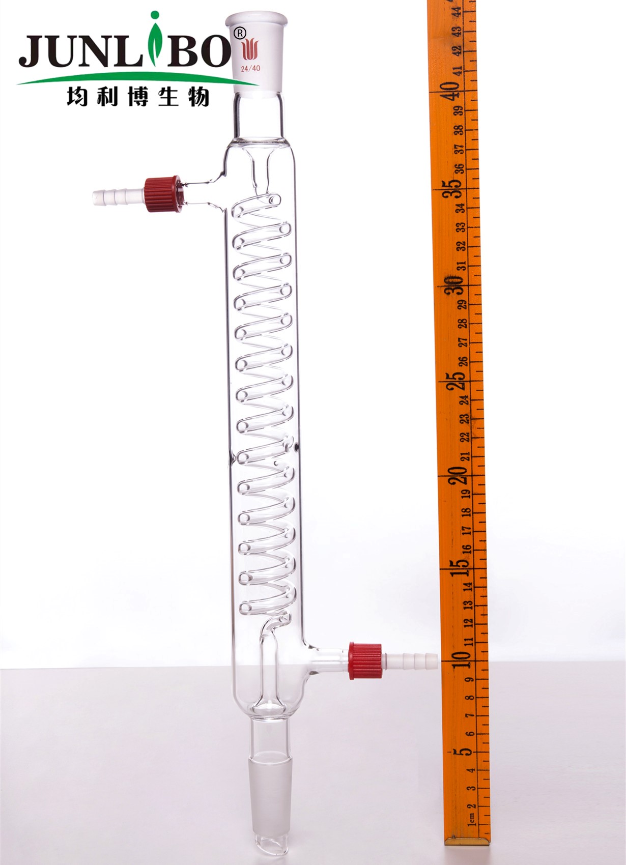 格氏蛇型冷凝器,24/40,有效长:300mm,φ8mm可拆式小咀