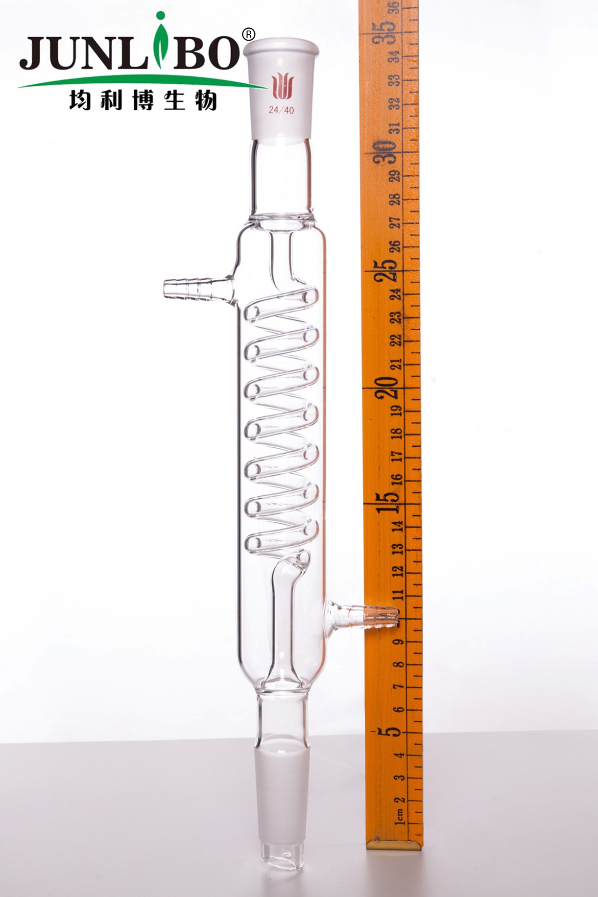 格氏蛇型冷凝器,24/40,有效长度:200mm,φ8mm小咀