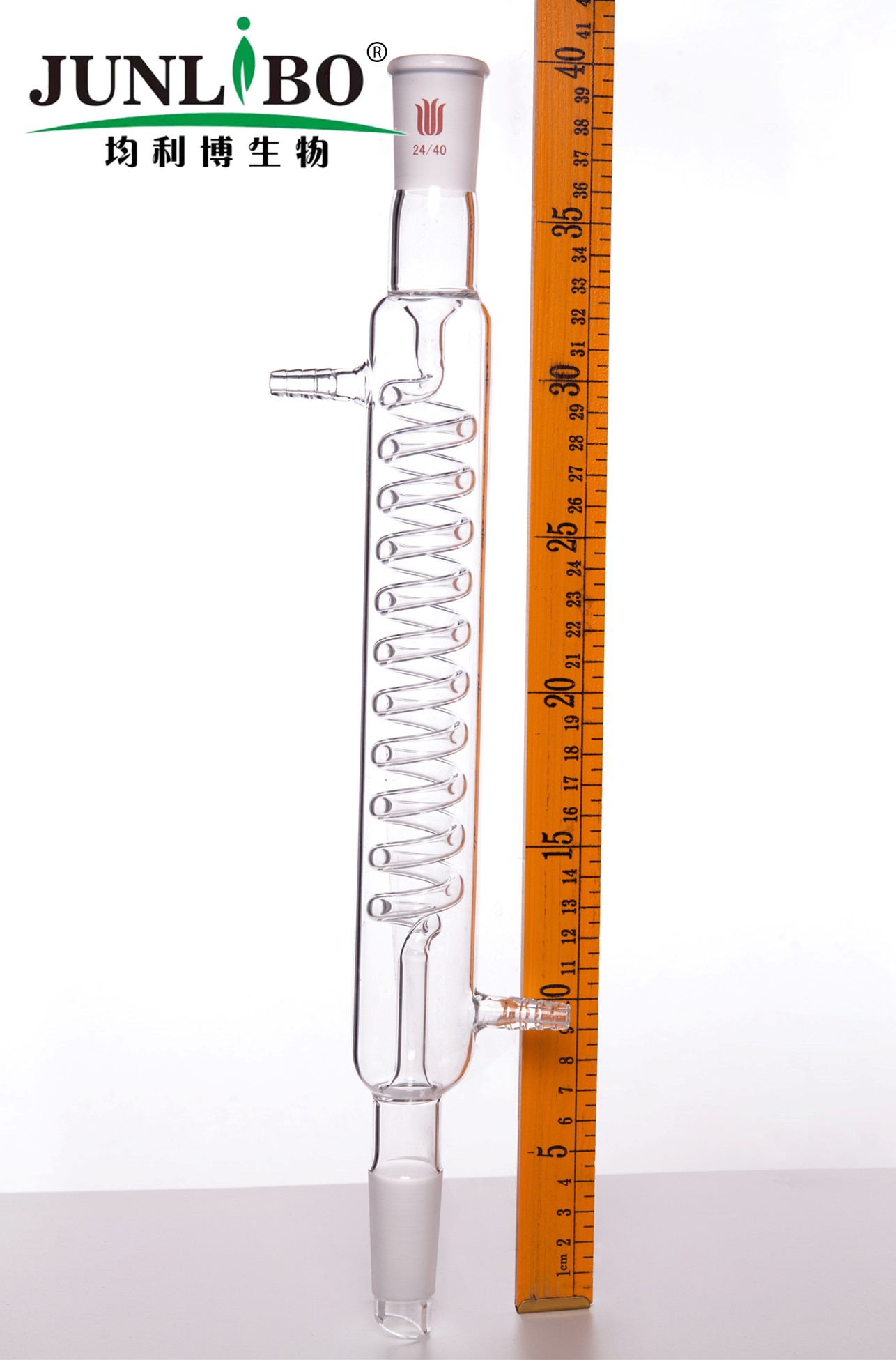 格氏蛇型冷凝器,24/40,有效长度:250mm,φ10mm小咀