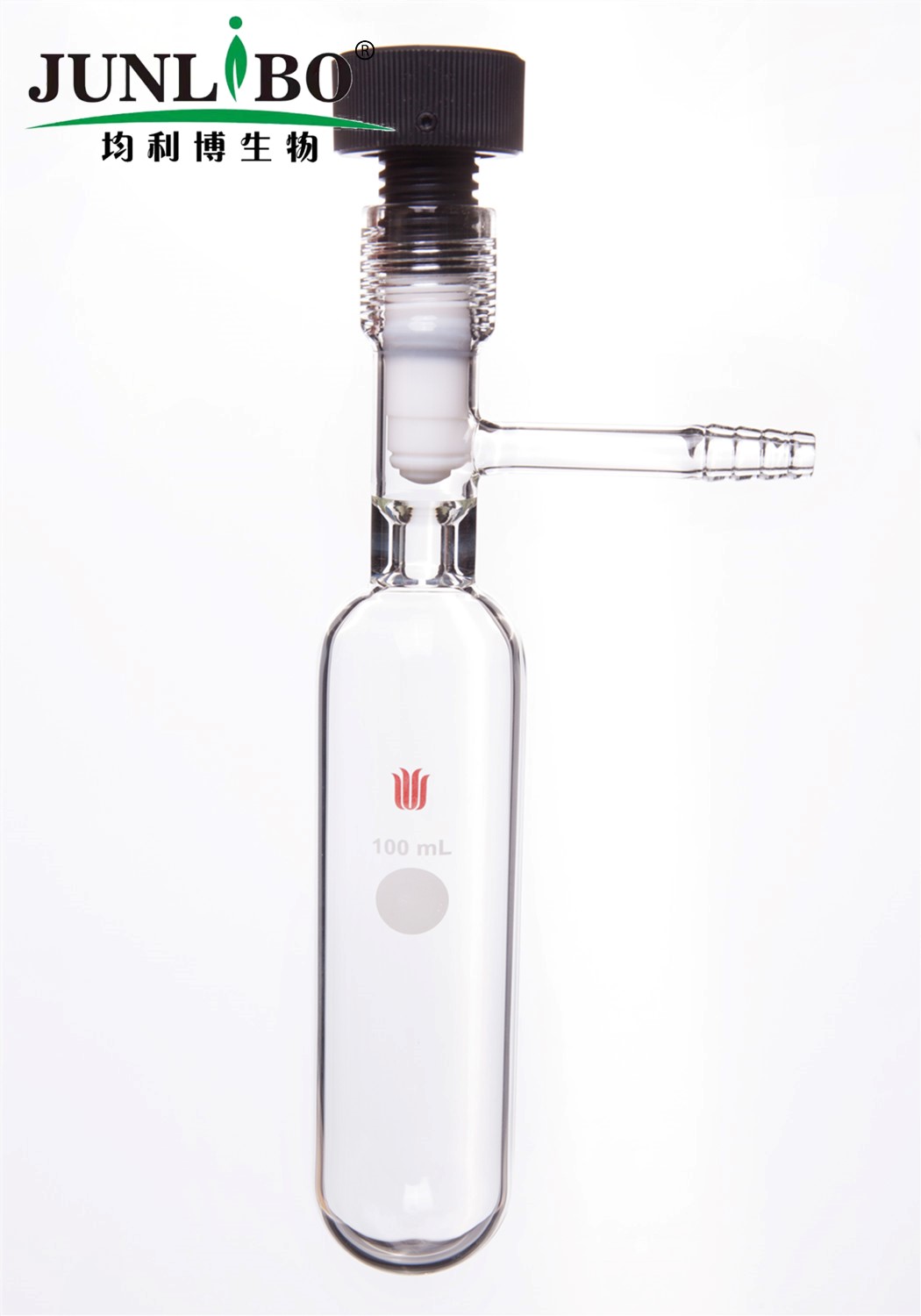 镀膜,溶剂存储瓶100ml,11#内螺纹8MM高真空,外径40*长140MM