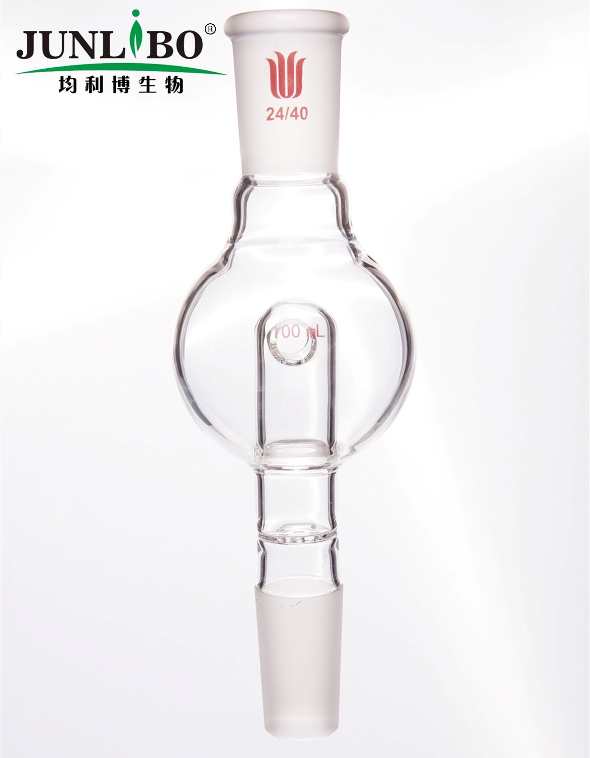 防溅球,具孔玻板,上磨口:24/40,下磨口:24/40,100ml