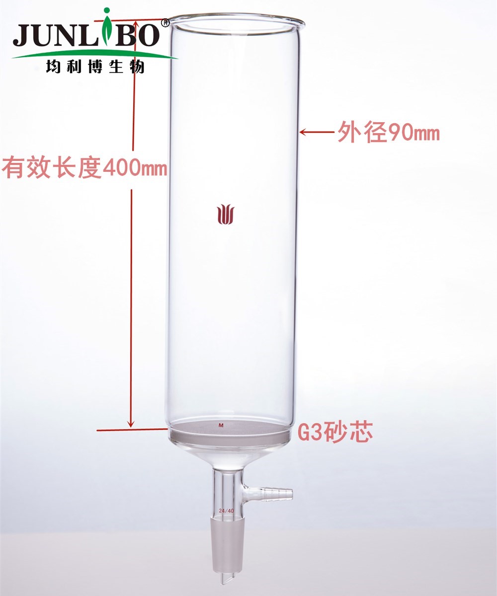 具小嘴层析柱,管径:90mm,管长:400mm,M