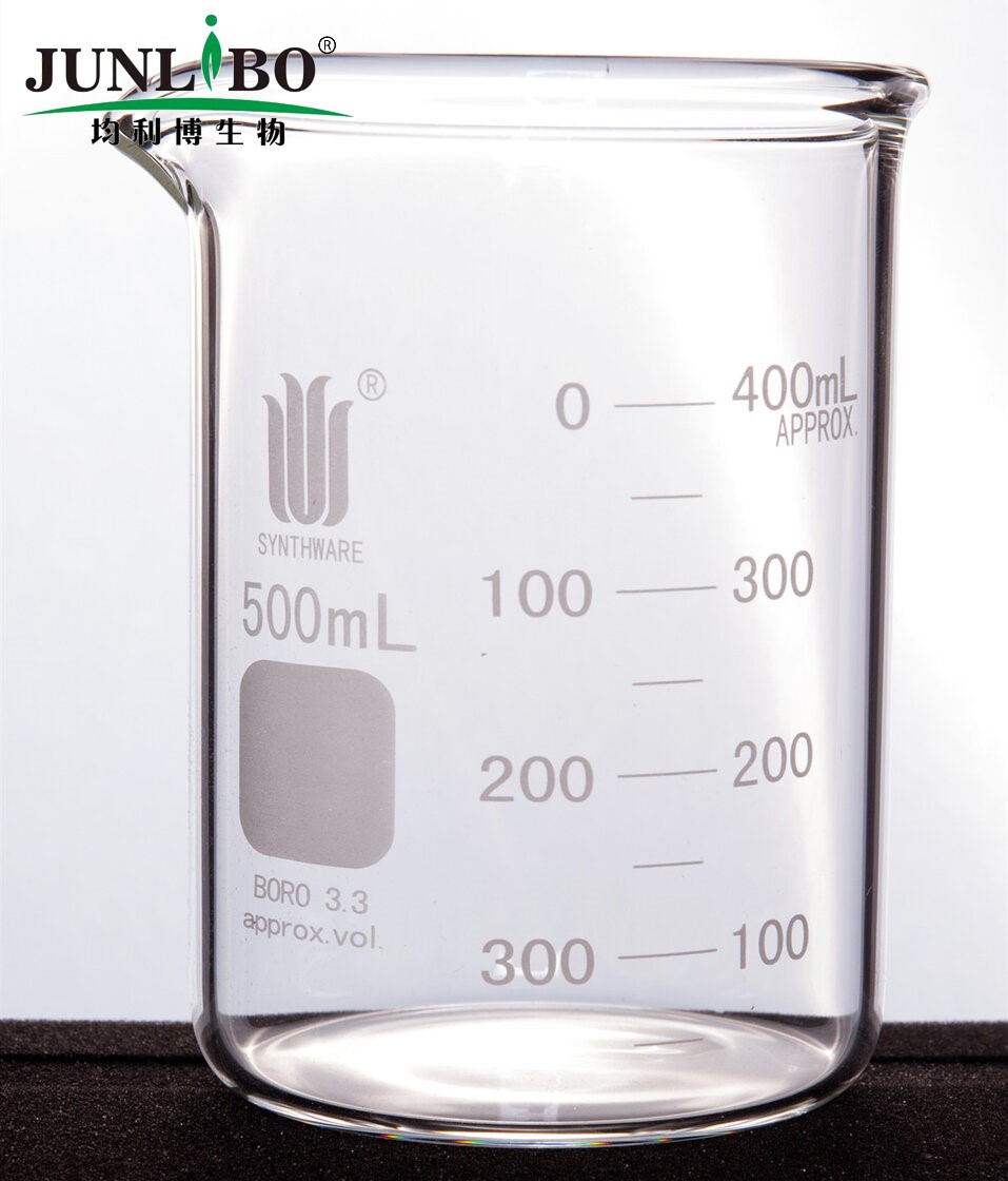 自制厚壁烧杯,双刻度线500ml,直径85*高度125*壁厚3.0mm,10个/盒