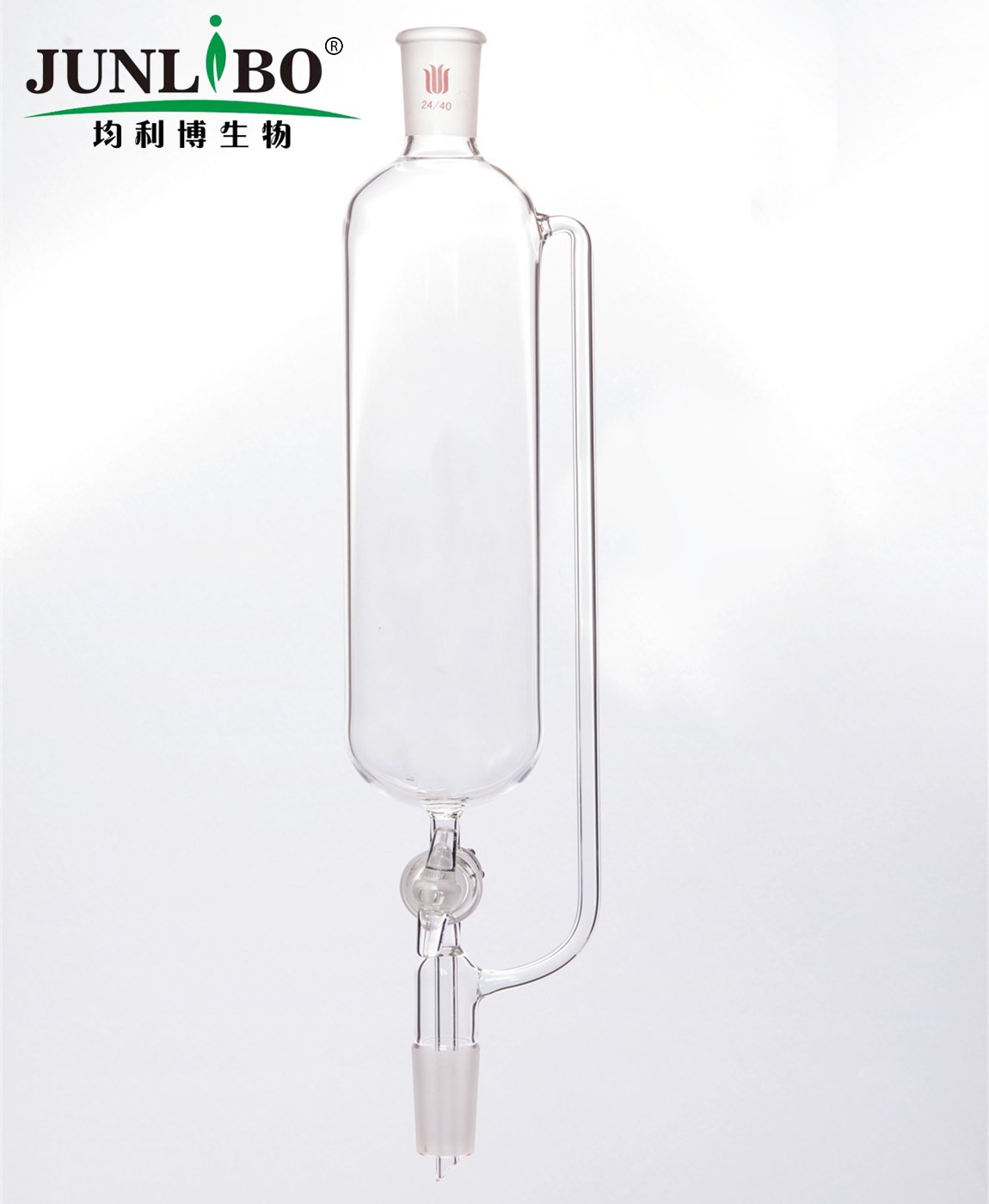 无刻度恒压滴液漏斗,玻璃节门,500ml,24/40