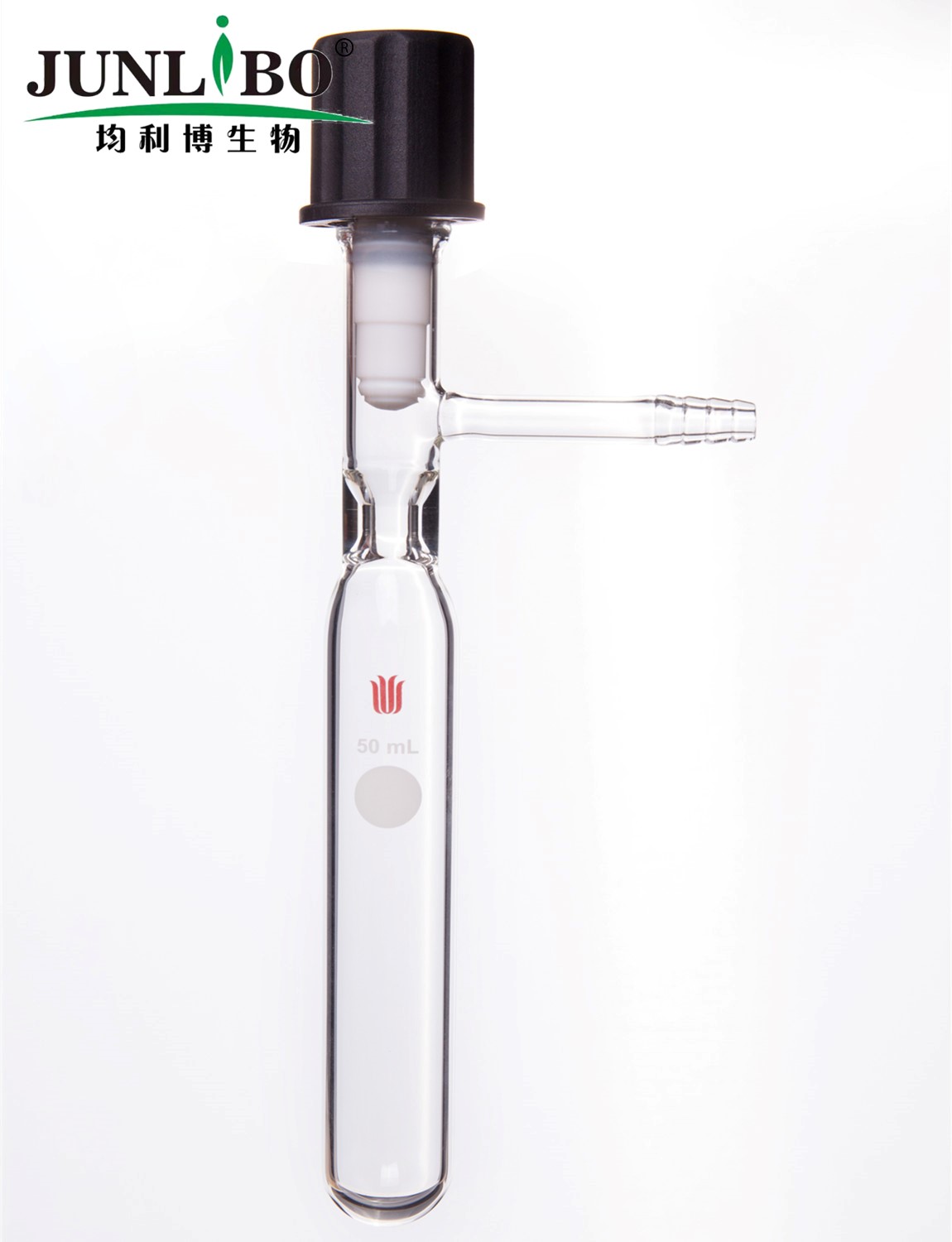 溶剂储存瓶(SCHLENK),50ml,管外径×总高:28×140mm,0-8mm高真空