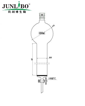 加强口，具砂板存储球层析柱,24/40,φ60mm,有效长457mm,存储球容量1000ml