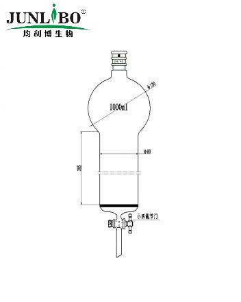 加强口，具砂板存储球层析柱,24/40,φ80mm,有效长305mm,存储球容量1000ml