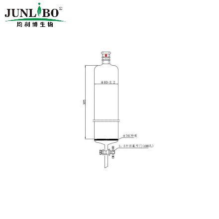 加强口，具砂板层析柱,φ80mm,有效长305mm,节门孔径:4mm24/40