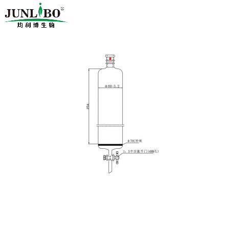 加强口，具砂板层析柱,φ80mm,有效长254mm,节门孔径:4mm,24/40